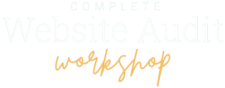 Complete Website Workshop Logo Comp White & Yellow